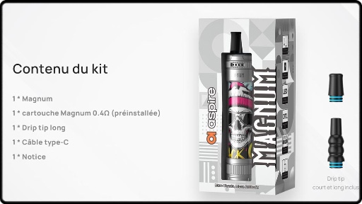 Le contenu de la boîte